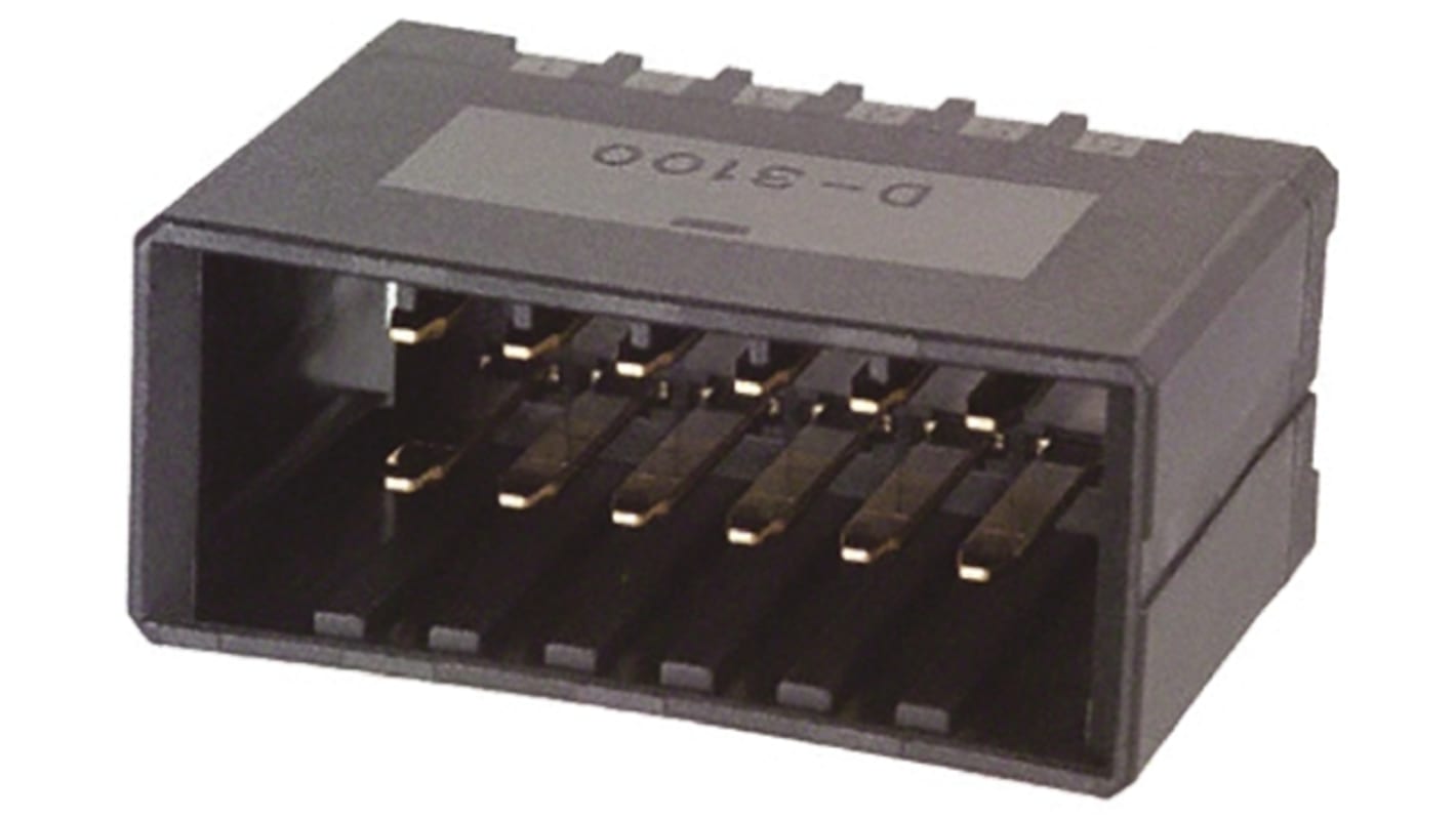 TE Connectivity 基板接続用ピンヘッダ 12極 3.81mm 178326-2