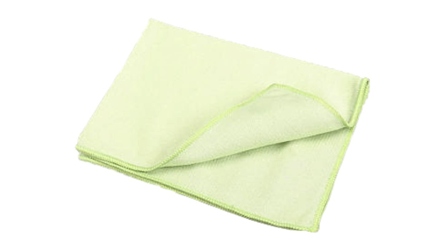 3M Scotch-Brite 2030 Green Microfibre Cloths for Dust Removal, General Cleaning, Dry Use, Bag of 5, 320 x 360mm, Repeat