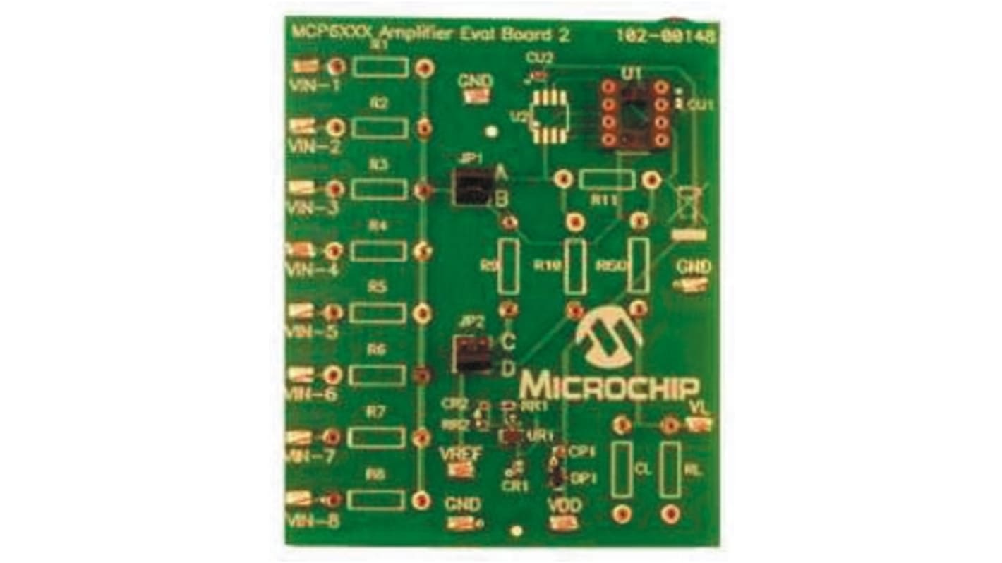 Microchip Entwicklungskit analog, Operationsverstärker Evaluierungsplatine