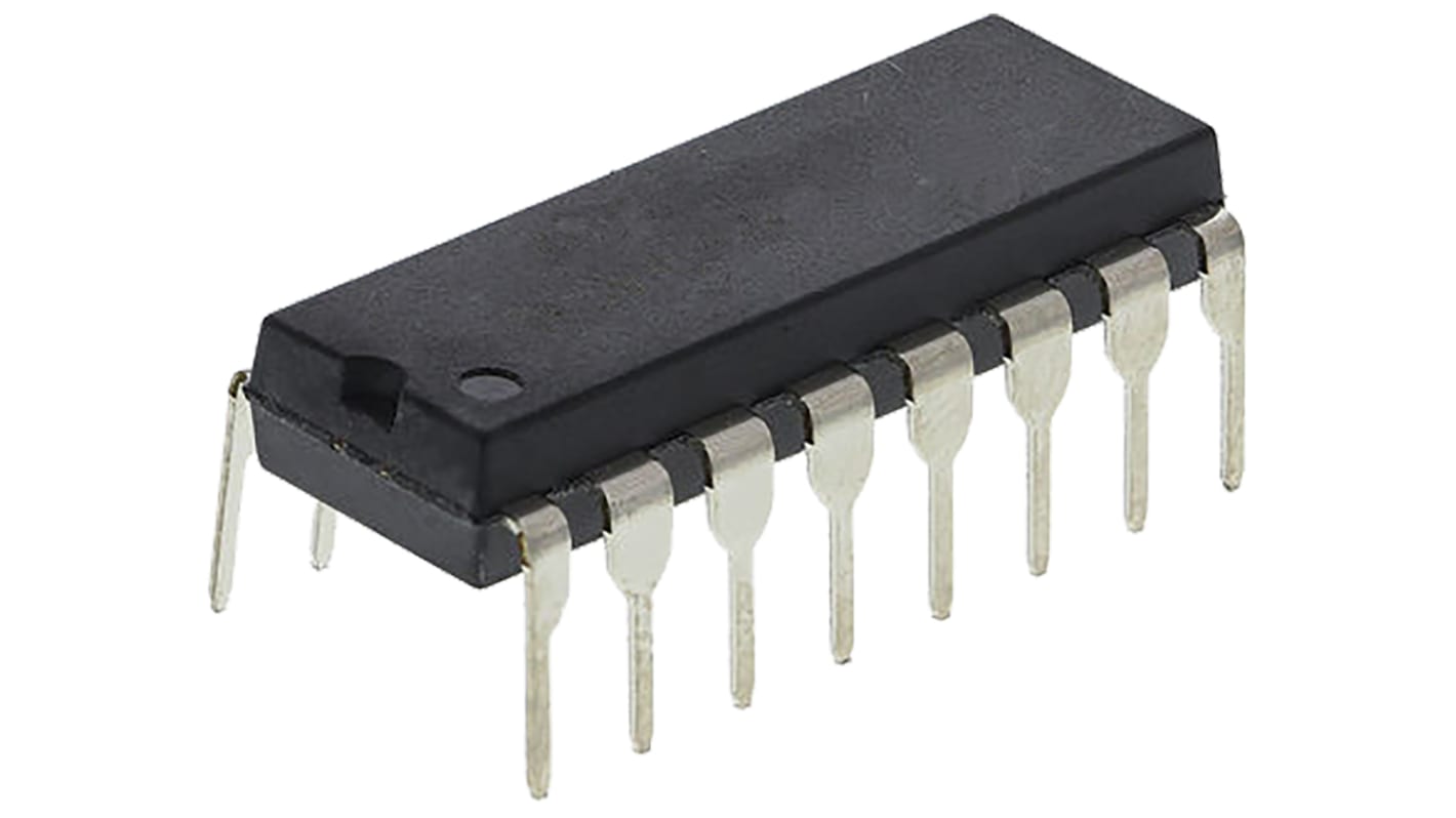 ADC MCP3304-CI/P, Quad, 12 bit-, 100ksps, PDIP, 16 Pin