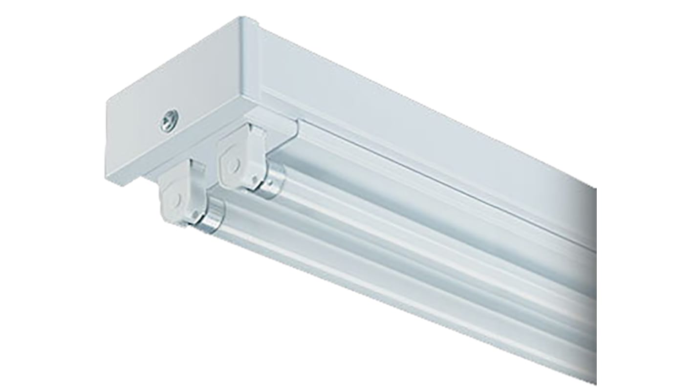 RS PRO 35 W Fluorescent Batten Light Batten Twin Batten, 2 Lamp , 1.51 m Long