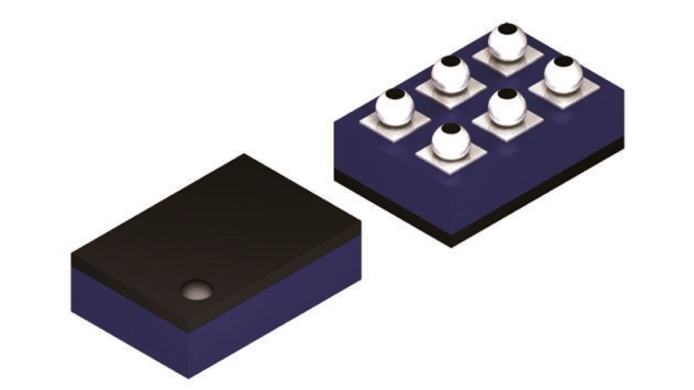 onsemi NUF2441FCT1G, Channel Protector, 6-Pin Flip-Chip