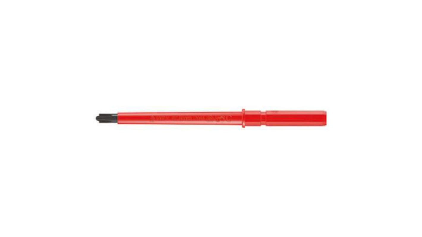 Wera Phillips Insulated Screwdriver Blade, PH2 Tip, 154 mm Blade, VDE/1000V, 154 mm Overall