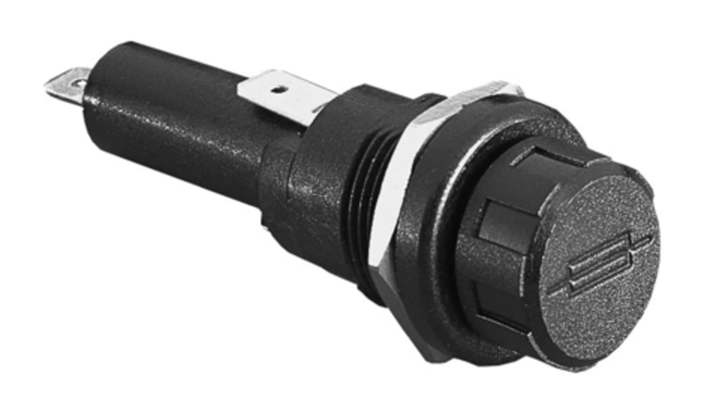 Bulgin FX Sicherungshalter für 6.3 x 32mm Sicherungen bis 13A, Berührungsschutz PC2