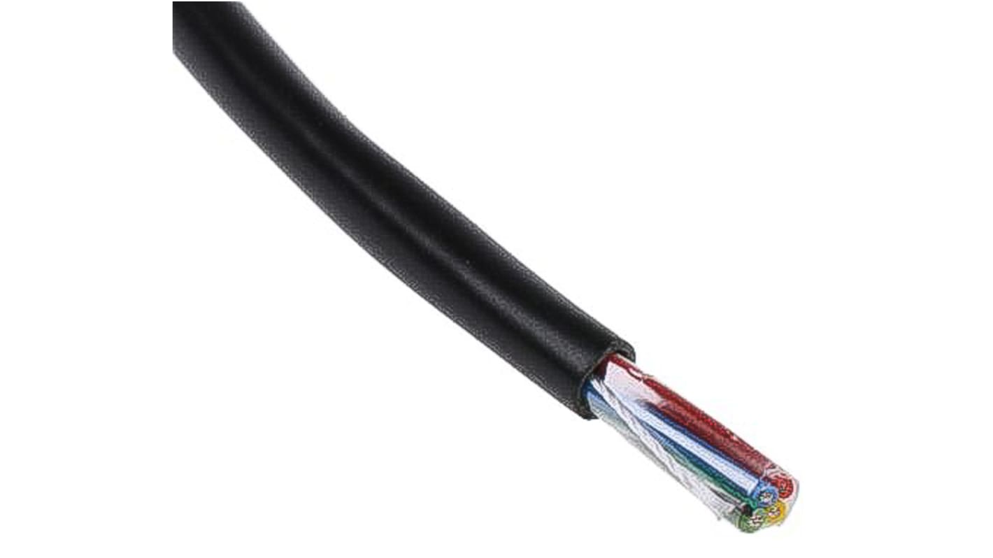 Cable de control Alpha Wire Xtra-Guard 2 de 4 núcleos, 0,81 mm², Ø ext. 6.58mm, long. 30m, 300 V, funda de Polietileno