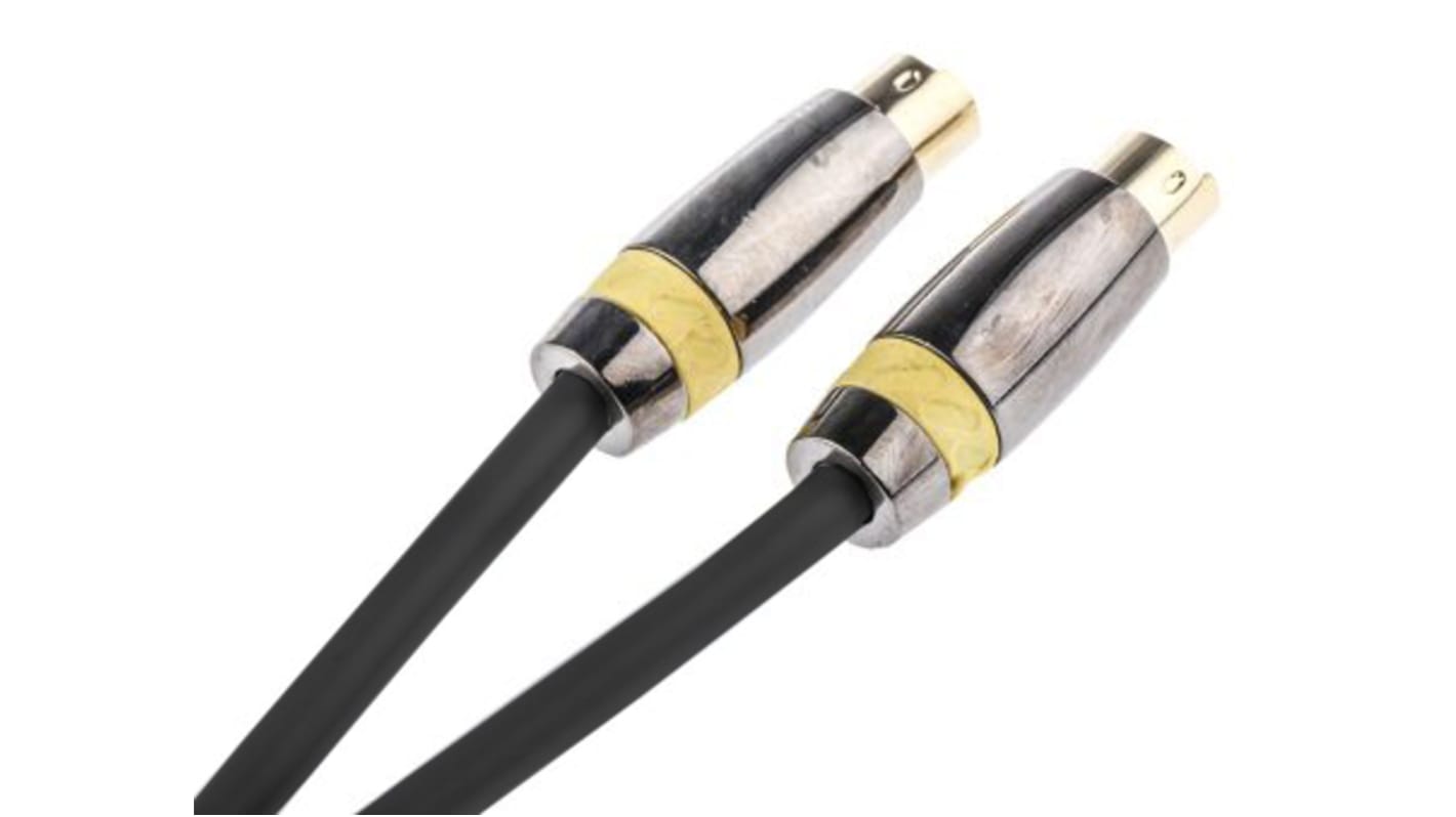 RS PRO SVHS Audio Video Cable Assembly 1.5m