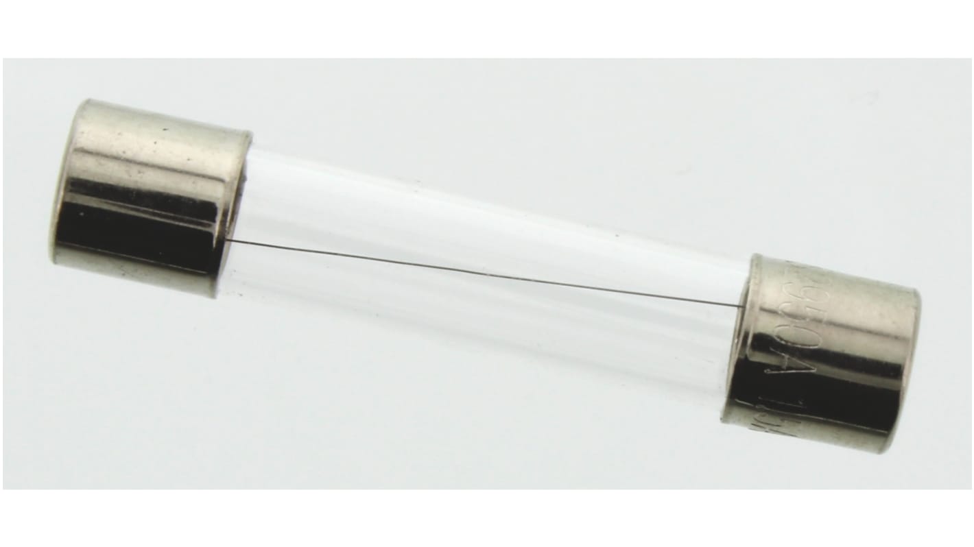 Eaton 1.5A F Glass Cartridge Fuse, 6.3 x 32mm
