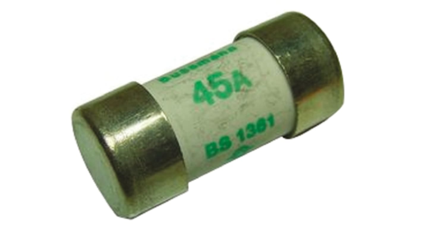 Eaton 45A Cartridge Fuse, 17 x 35mm