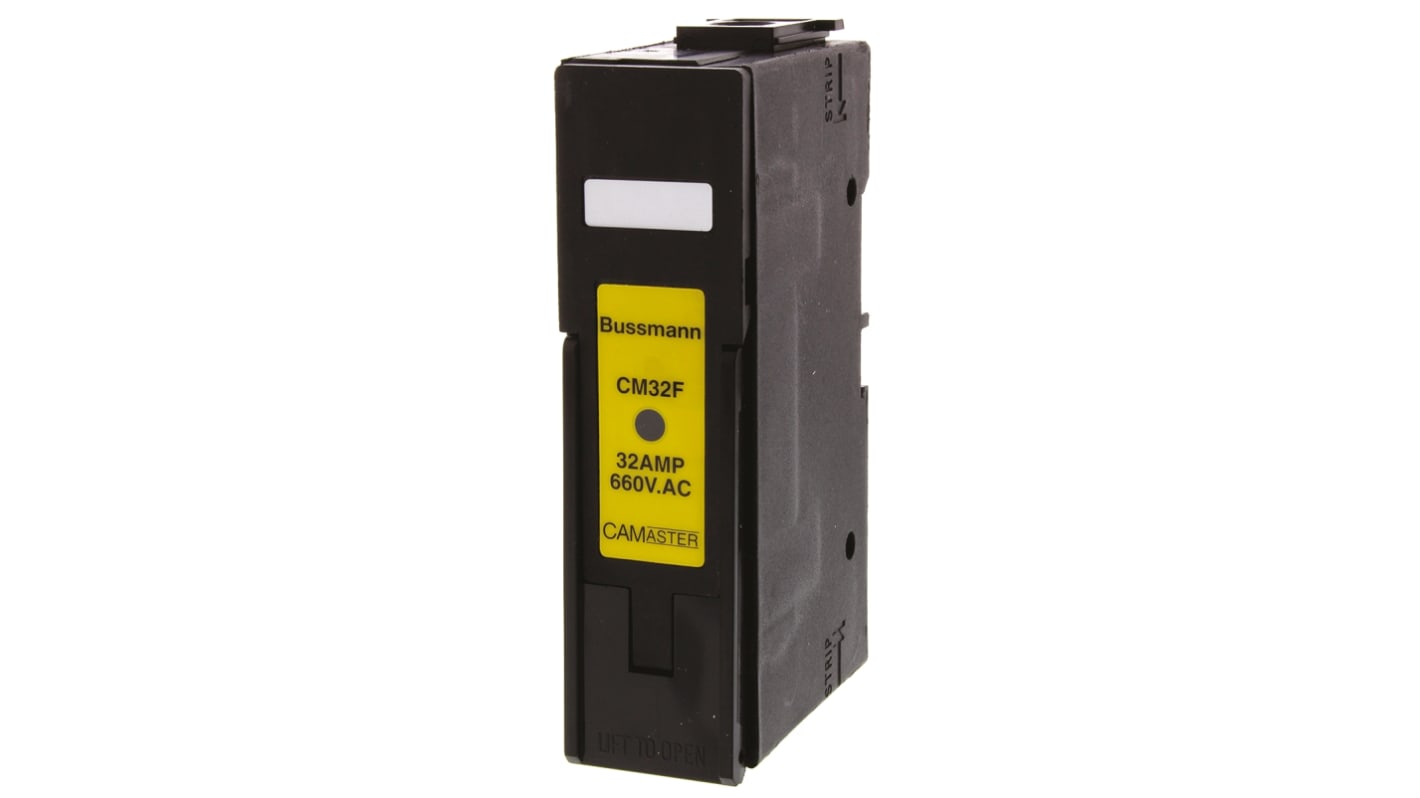 CM32F Eaton 32A Rail Mount Fuse Holder For A2 Fuse 1P 660V Ac RS