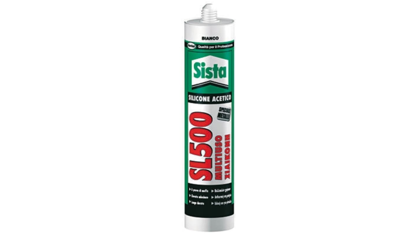 Sigillante al silicone Henkel Nero, Tubo da 300 ml