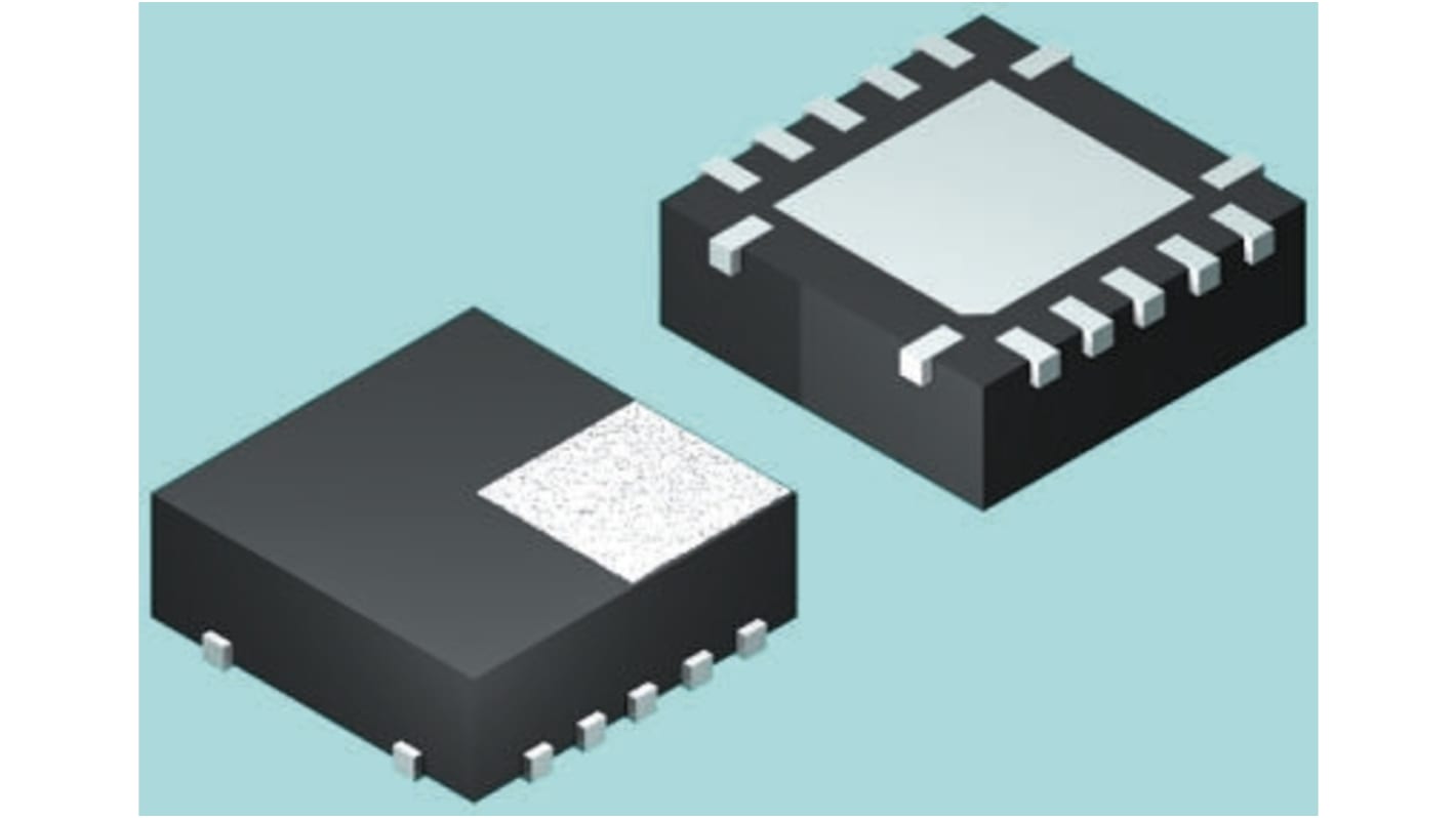 onsemi 74LCX14BQX Hex Schmitt Trigger Inverter, 14-Pin DQFN