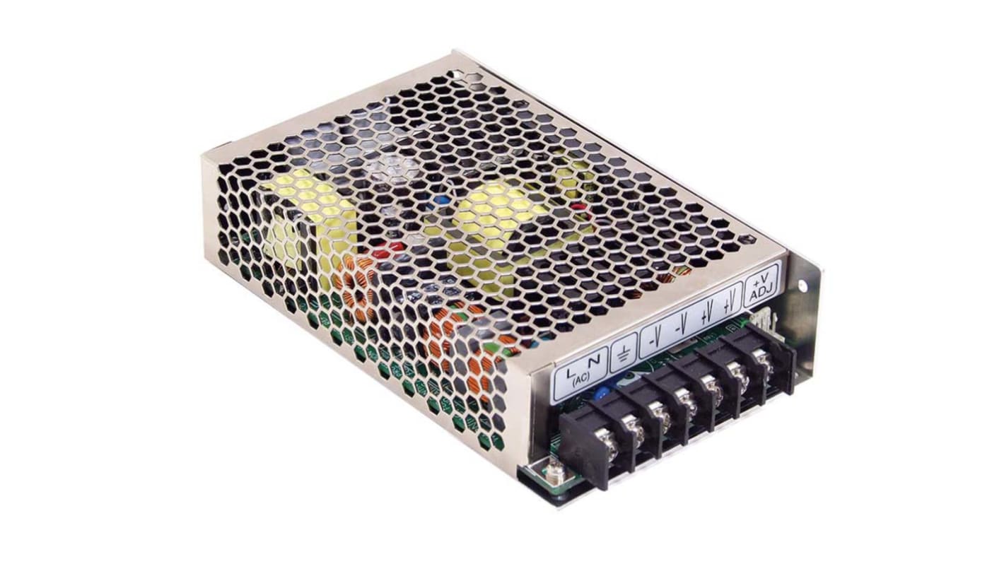 MEAN WELL Switching Power Supply, HRP-150-48, 48V dc, 3.3A, 158W, 1 Output, 120 → 370 V dc, 85 → 264 V ac