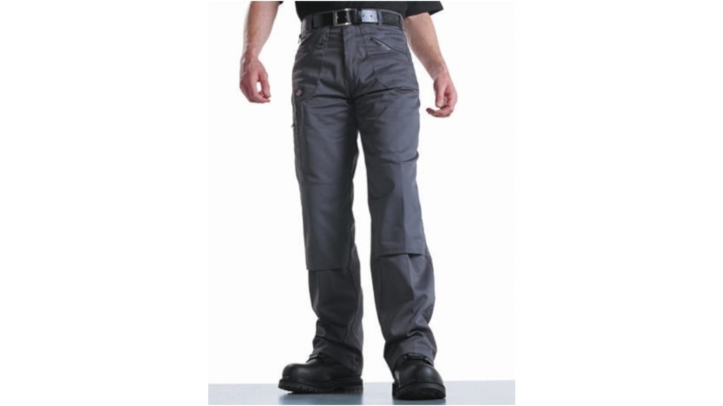 Dickies Redhawk Navy Men's Cotton, Polyester Work Trousers 40in