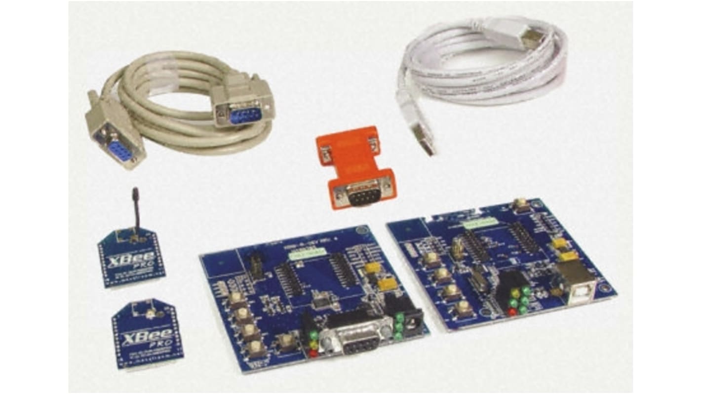 Digi International XBee-PRO RF Transceiver Starter Kit 2.4GHz ZigBee XBP24-DKS-INT XBee