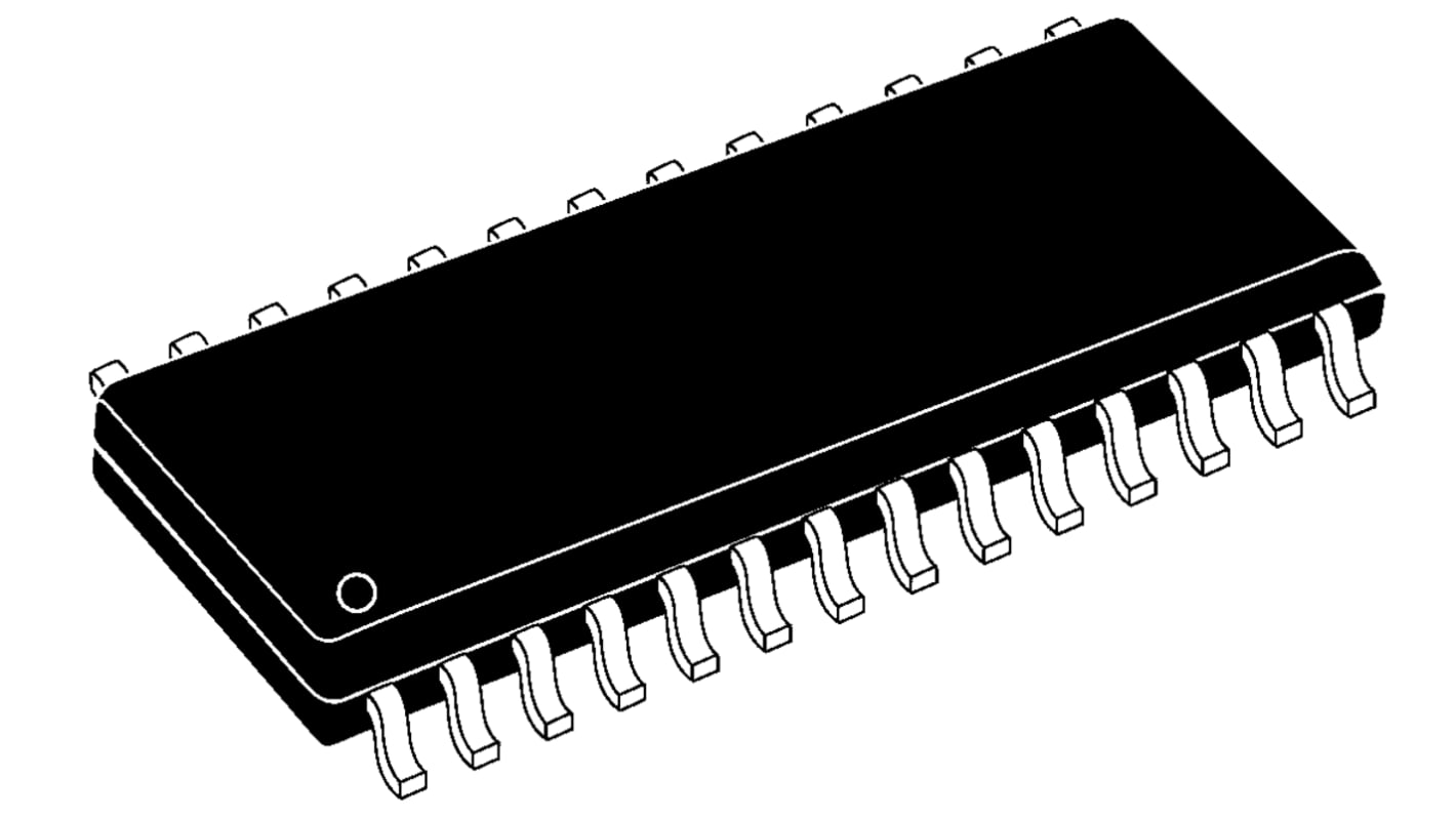 Microcontrôleur, 8bit, 1,536 ko RAM, 32 kB, 256 B, 64MHz, SOIC 28, série PIC18F