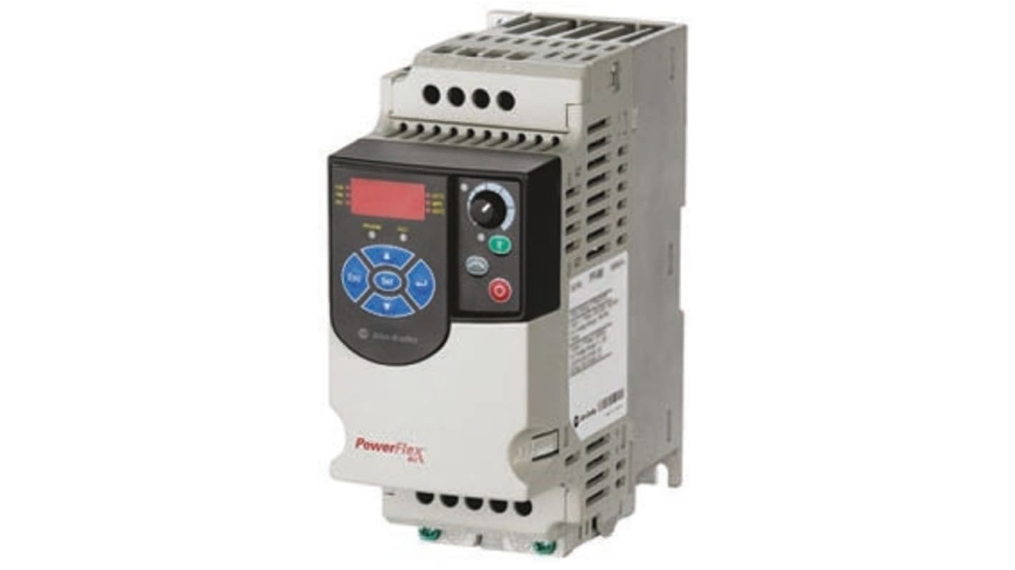 Allen Bradley Inverter Drive, 11 kW, 3 Phase, 400 V ac, 24 A, PowerFlex 4M Series