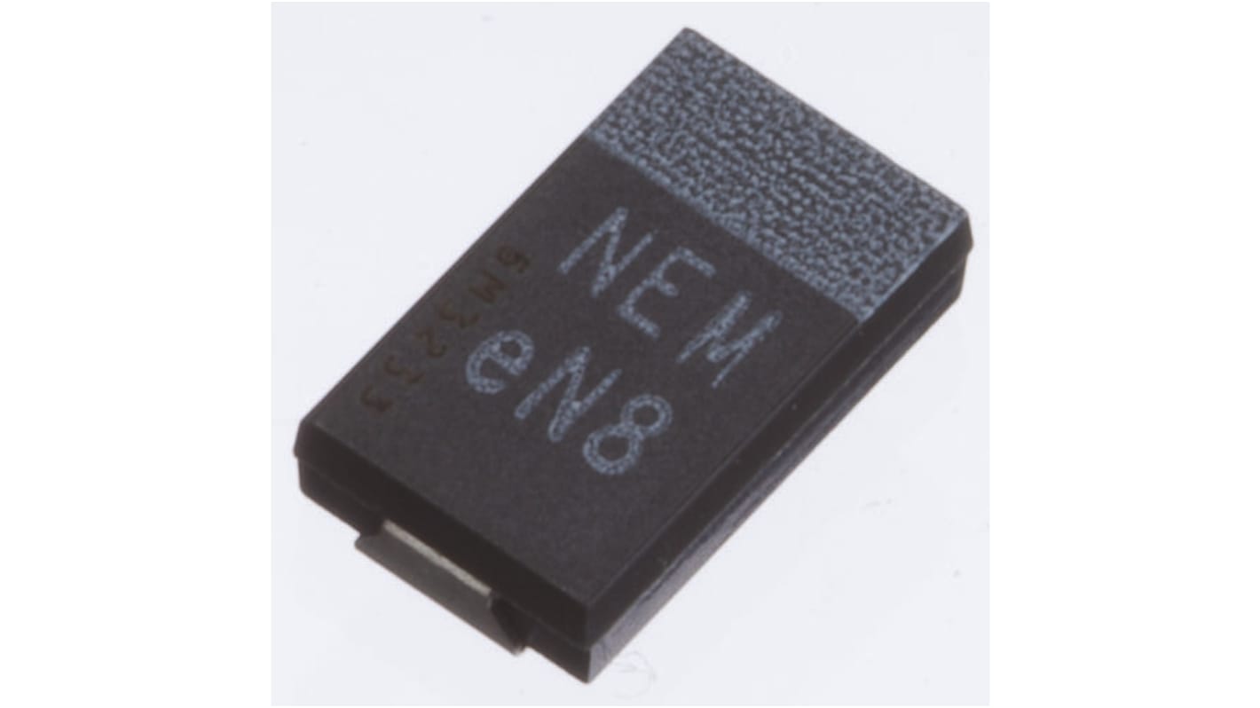 Tantalový elektrolytický kondenzátor, řada: P/SL ±20% 47μF 6.3V dc, SMD, 3216-18 ESR 180mΩ Polymer Nec Tokin Corporation