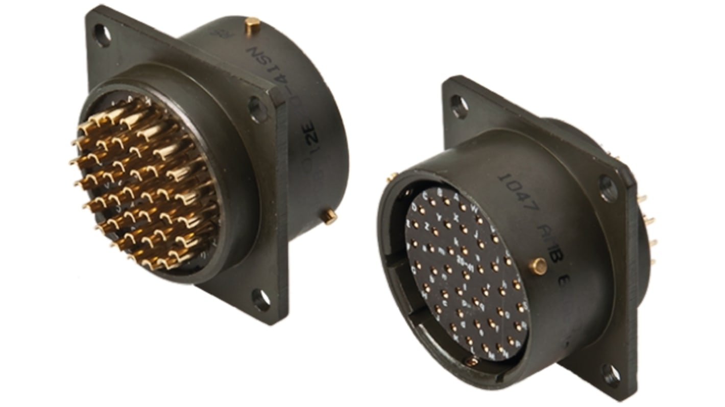 62GB12E2041SN Amphenol Limited, 62GB 41 Way Box Mount MIL Spec
