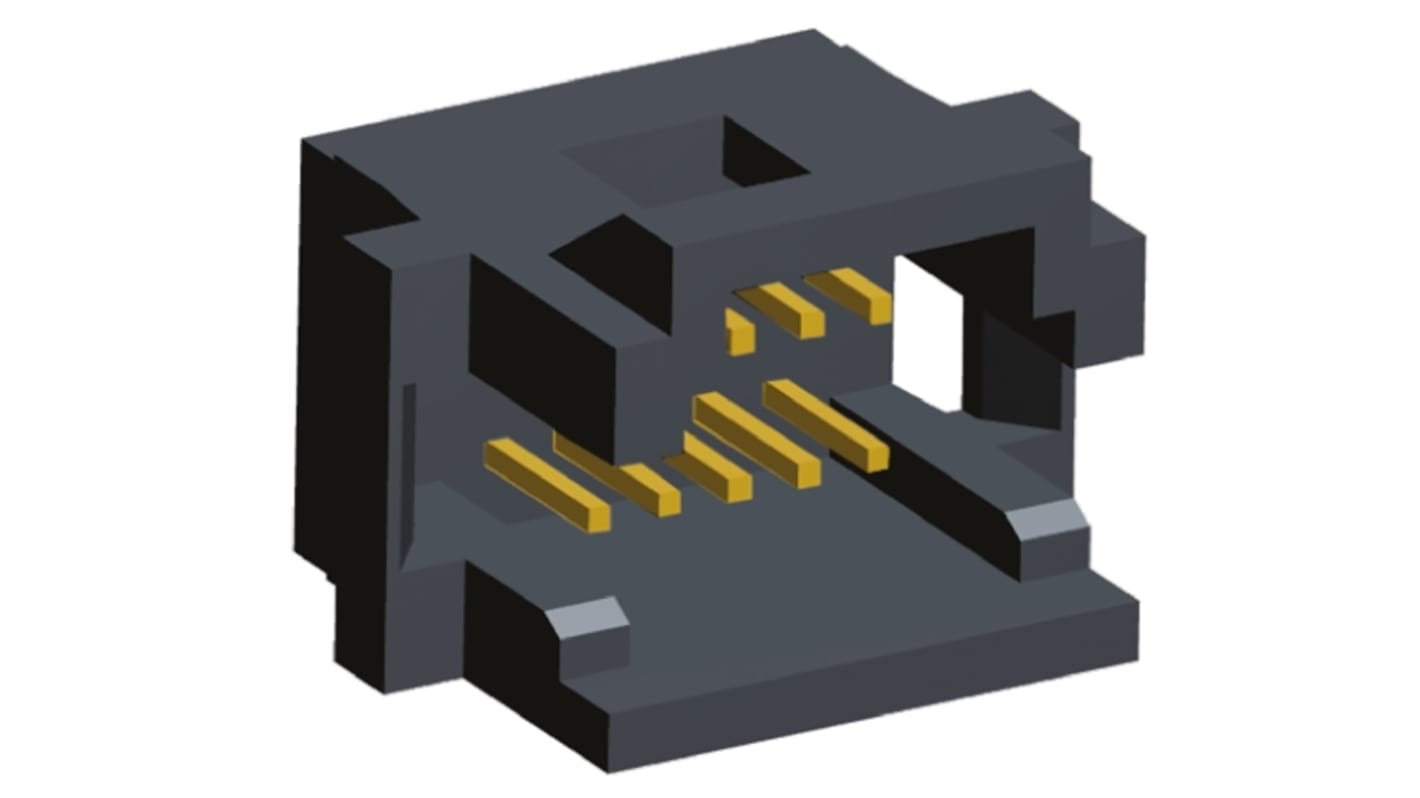 Conector macho para PCB Ángulo de 90° TE Connectivity serie AMPMODU System 50 de 40 vías, 2 filas, paso 1.27mm, para