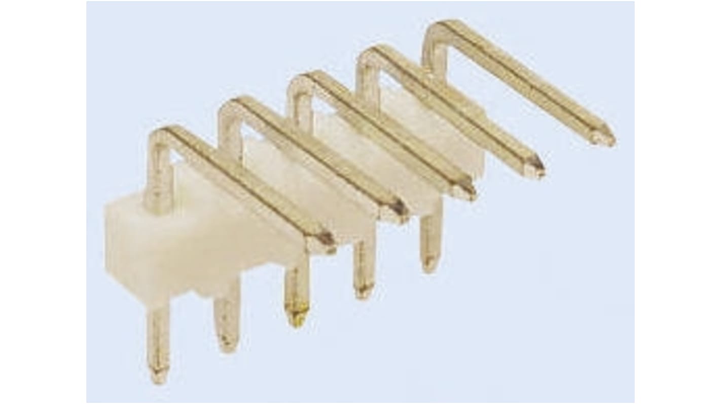 Embase à broches Molex, KK 254, 10 pôles , 2.54mm 1 rangée, 4.0A, Angle droit