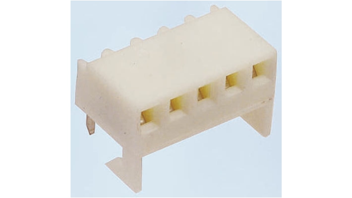 Molex KK 254 Series Right Angle Through Hole Mount PCB Socket, 6-Contact, 1-Row, 2.54mm Pitch, Solder Termination