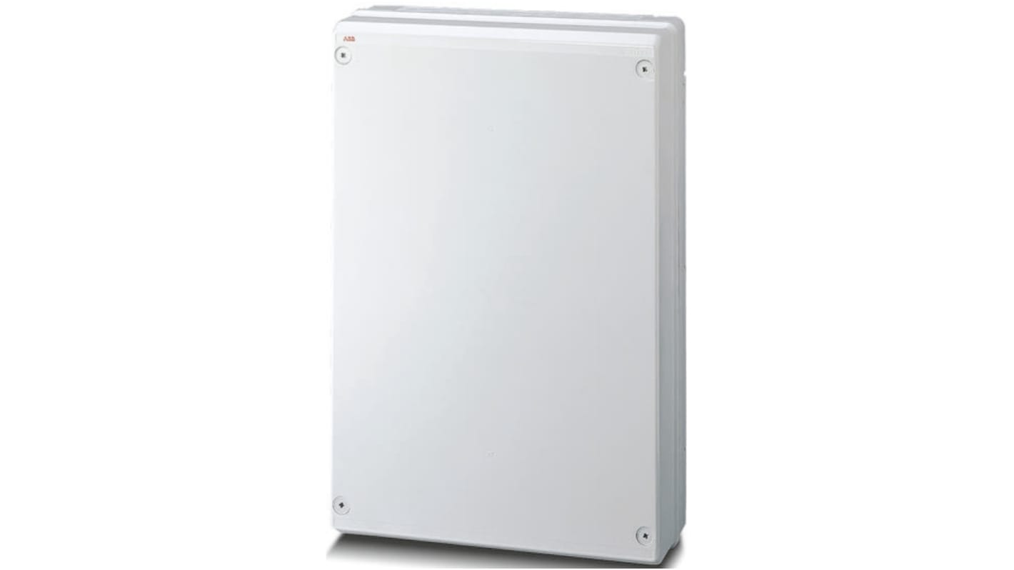 Caja de conexiones ABB 12818 M128180020, Plástico, Gris, 140mm, 380mm, 570mm, 140 x 570 x 380mm, IP65