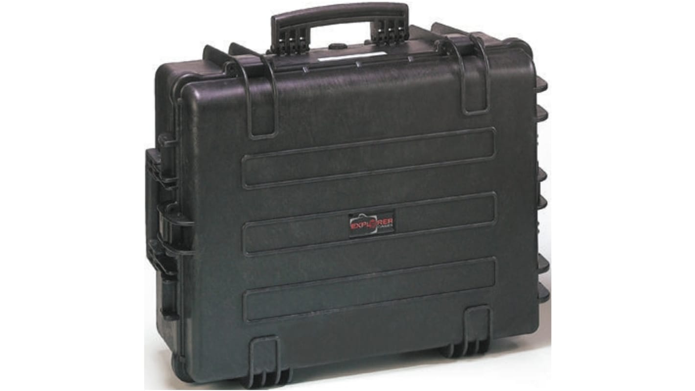 Maleta de transporte Explorer Cases de PP Negro, dim. ext. 244 x 649 x 507mm, con espuma, sin ruedas, 7kg