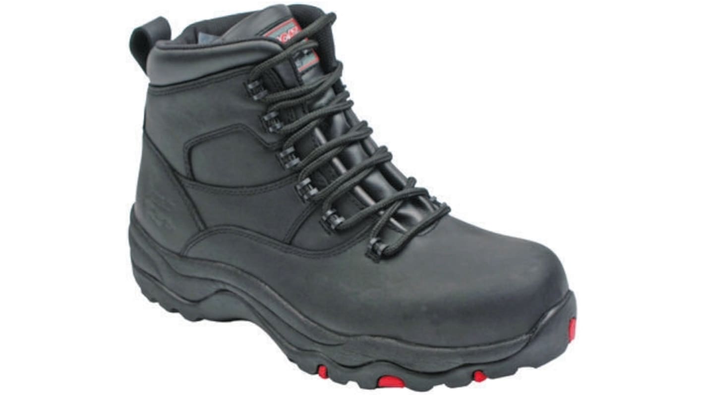 RS PRO Black Composite Toe Capped Unisex Safety Boots, UK 8 RS