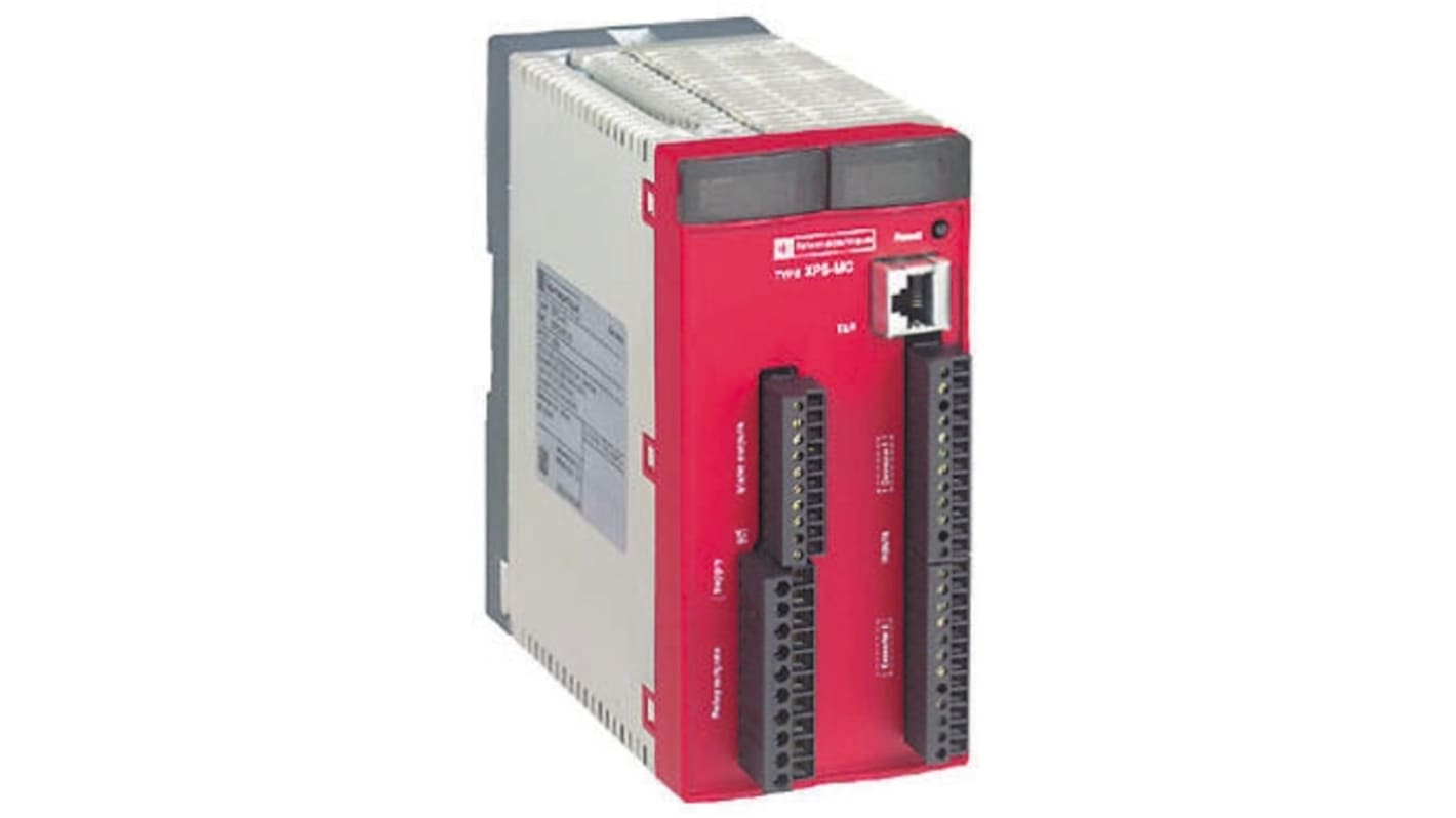 Controlador de seguridad Schneider Electric Preventa XPS MC, 16 E/10 S, cat. seguridad 4, SIL 3, 24 Vdc