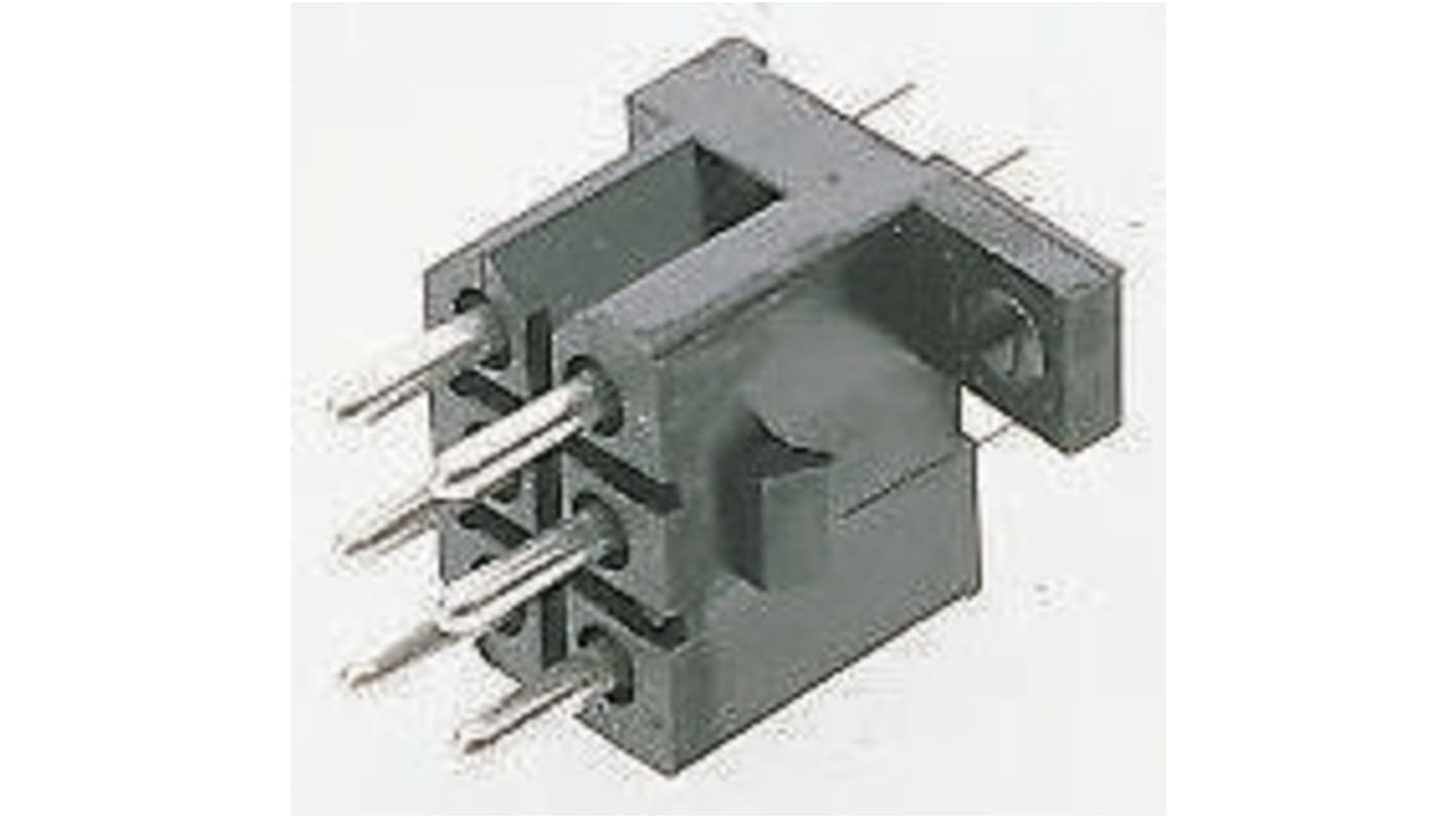 Conector macho para PCB ITT Cannon serie Trident de 2 vías, 1 fila, paso 5.08mm, para soldar, Montaje en orificio