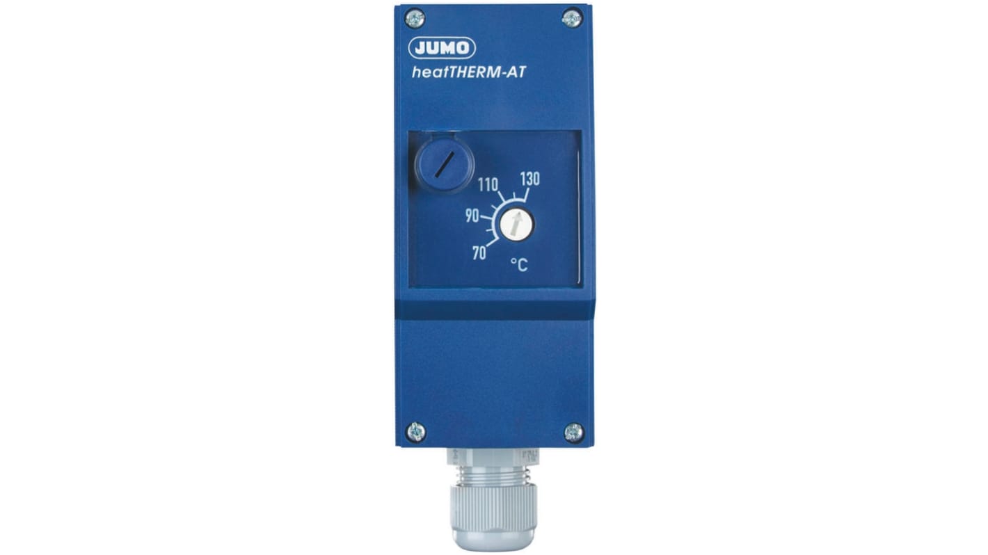 Termostato capilar Jumo, SPST, 230V ac/dc, 16A, Terminal Roscado