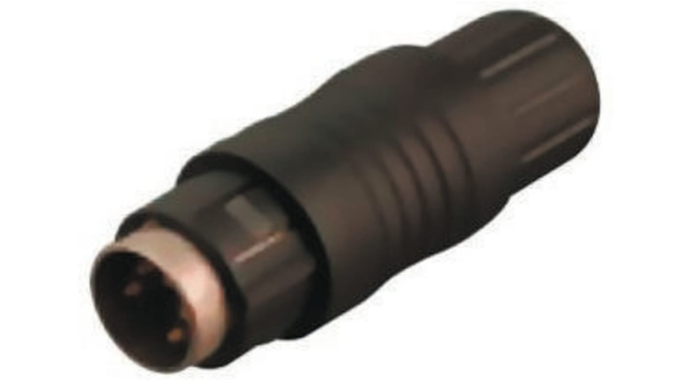 Conector circular binder hembra serie 440 de 6 vías macho, tamaño carcasa 20, montaje aéreo, IP67