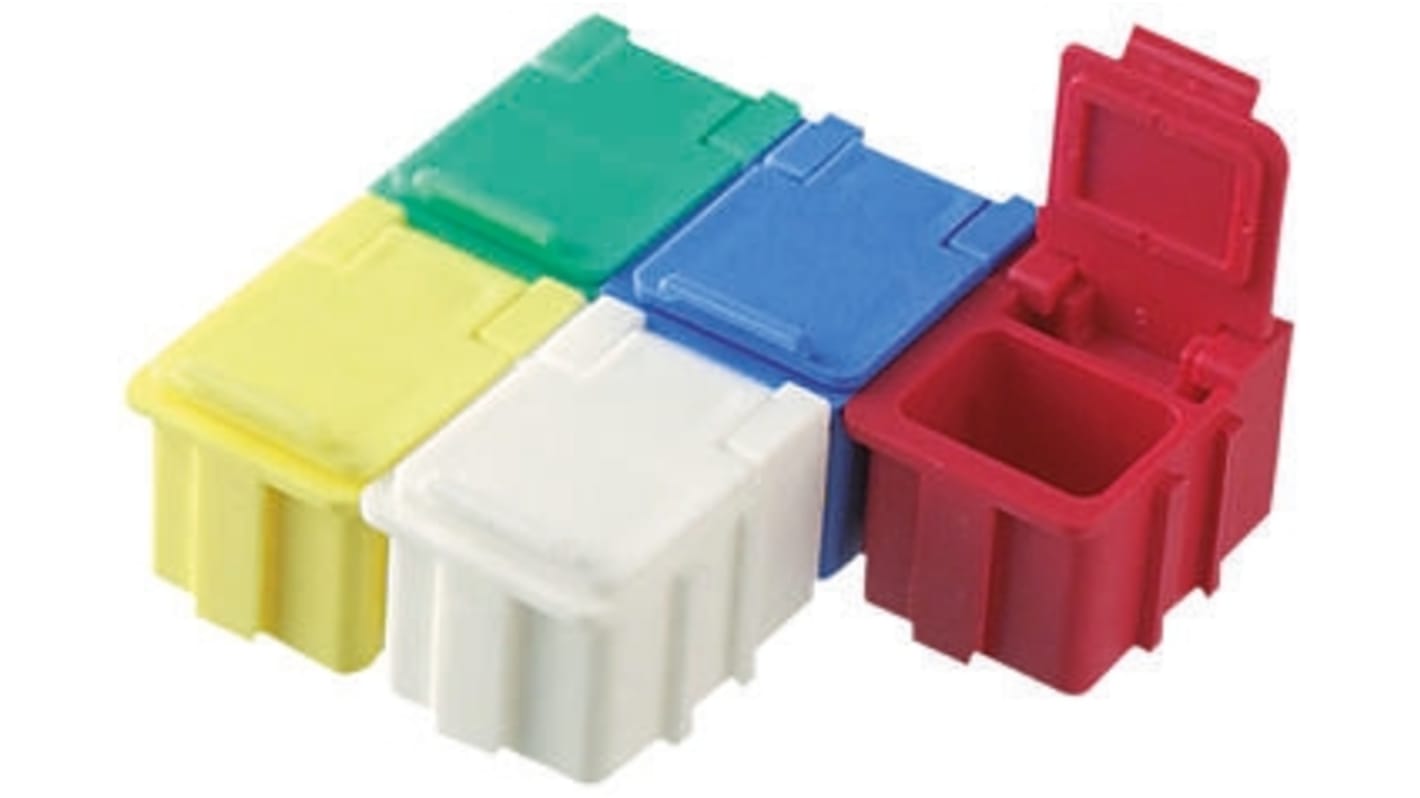 Licefa Red ABS Compartment Box, 21mm x 29mm x 22mm