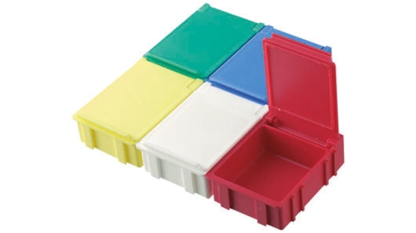 Licefa White ABS Compartment Box, 21mm x 56mm x 42mm