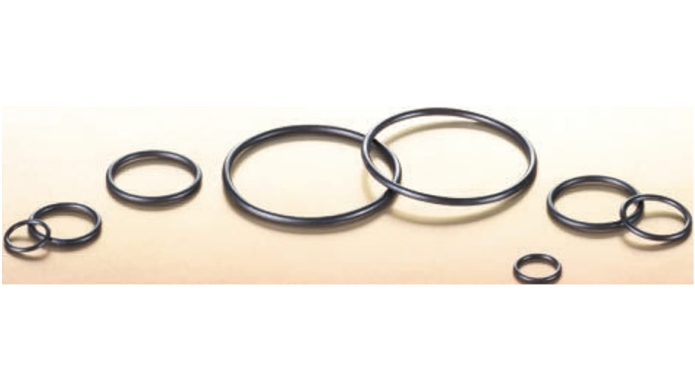 Nylofix Nitrile Rubber O-Ring, 22mm Bore, 26mm Outer Diameter