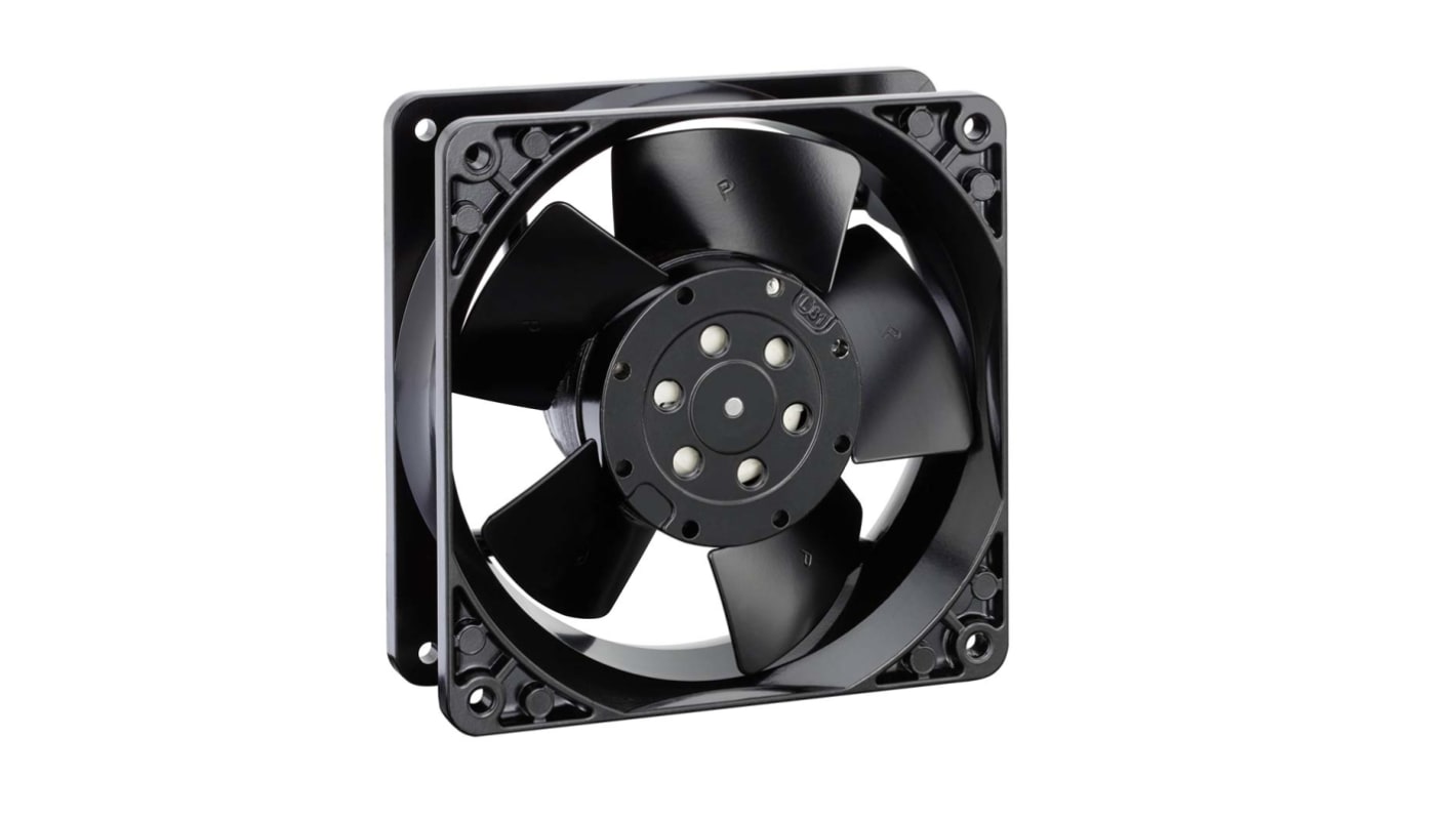 ebm-papst axiális ventilátor, 115 V AC, 119 x 119 x 38mm, 180m³/h, 2650rpm