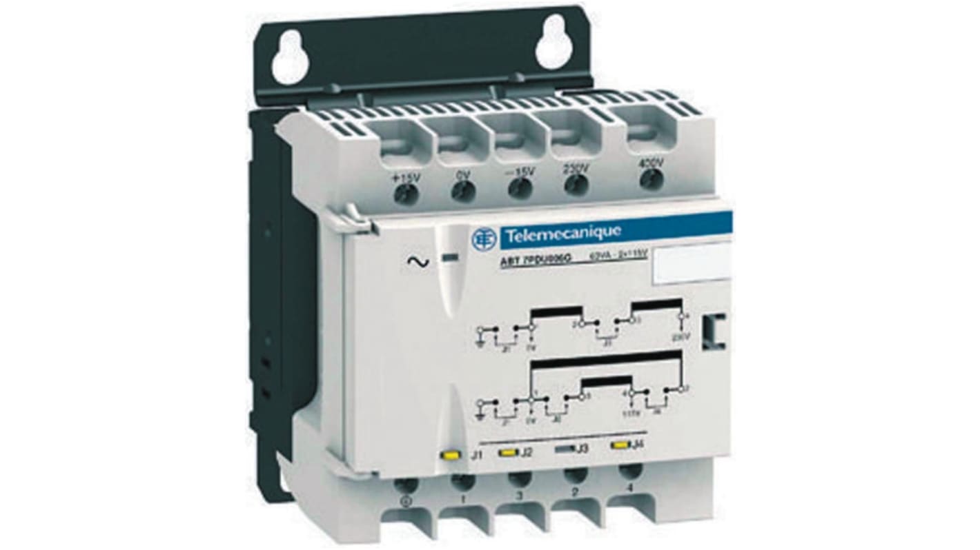 Schneider Electric 160VA 2 Output Chassis Mounting Transformer, 115 → 230V ac