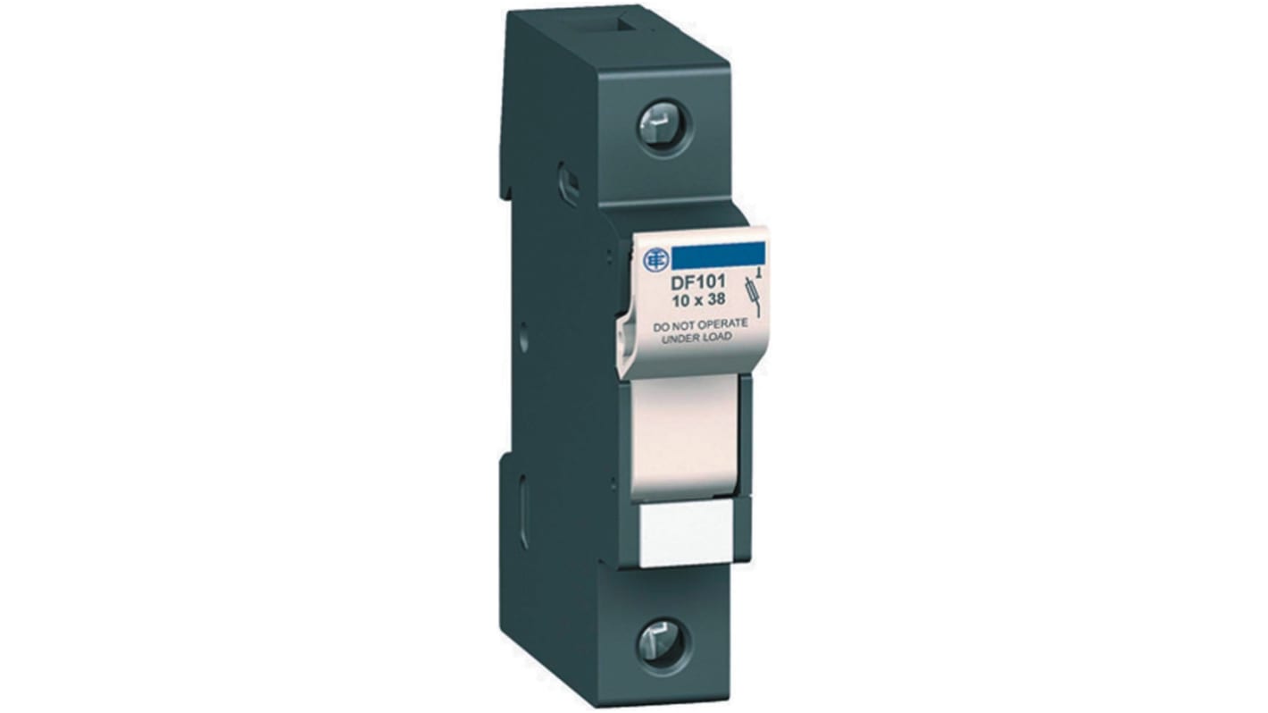 Porte-fusible monté sur rail Schneider Electric taille 22 x 58mm 125A 690V c.a.