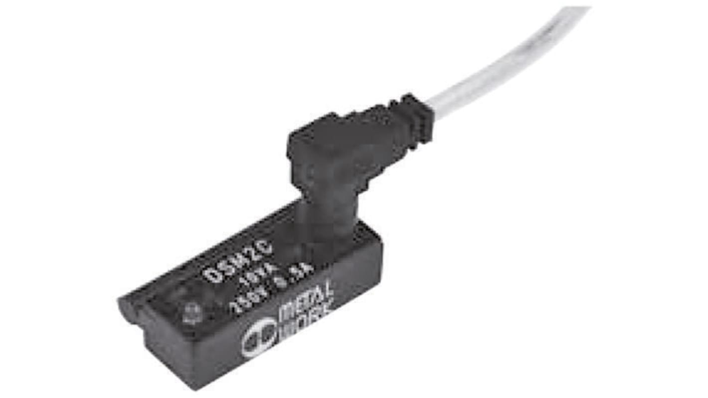 W0950000201 Sensore pneumatico Metal Work (Reed), NA, 3 → 220 V ac, 3