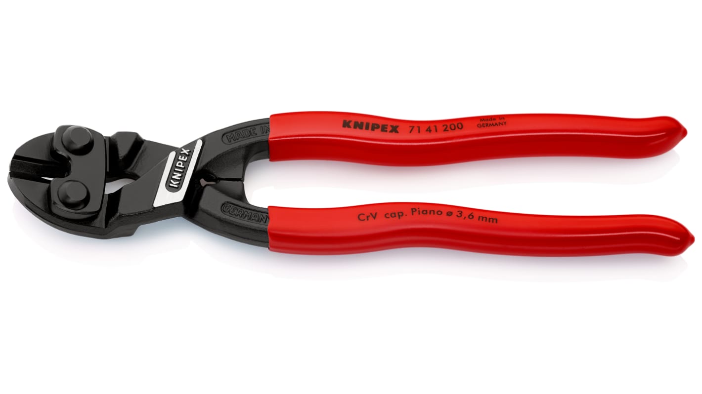 Knipex Kompakt boltsaks, L: 200 mm Højtydende kromvanadiumstål