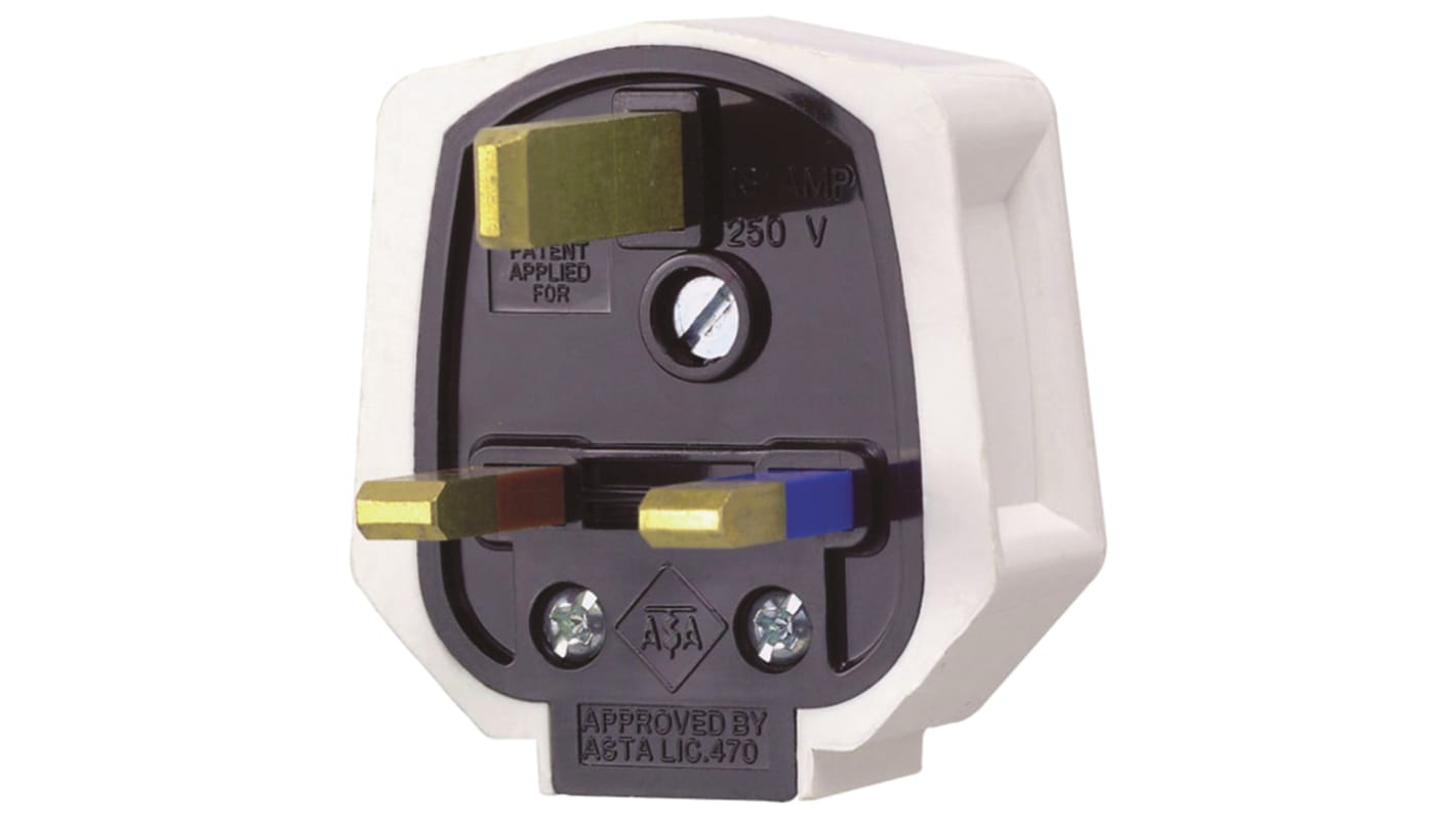 MK UK Mains Connector, 13A