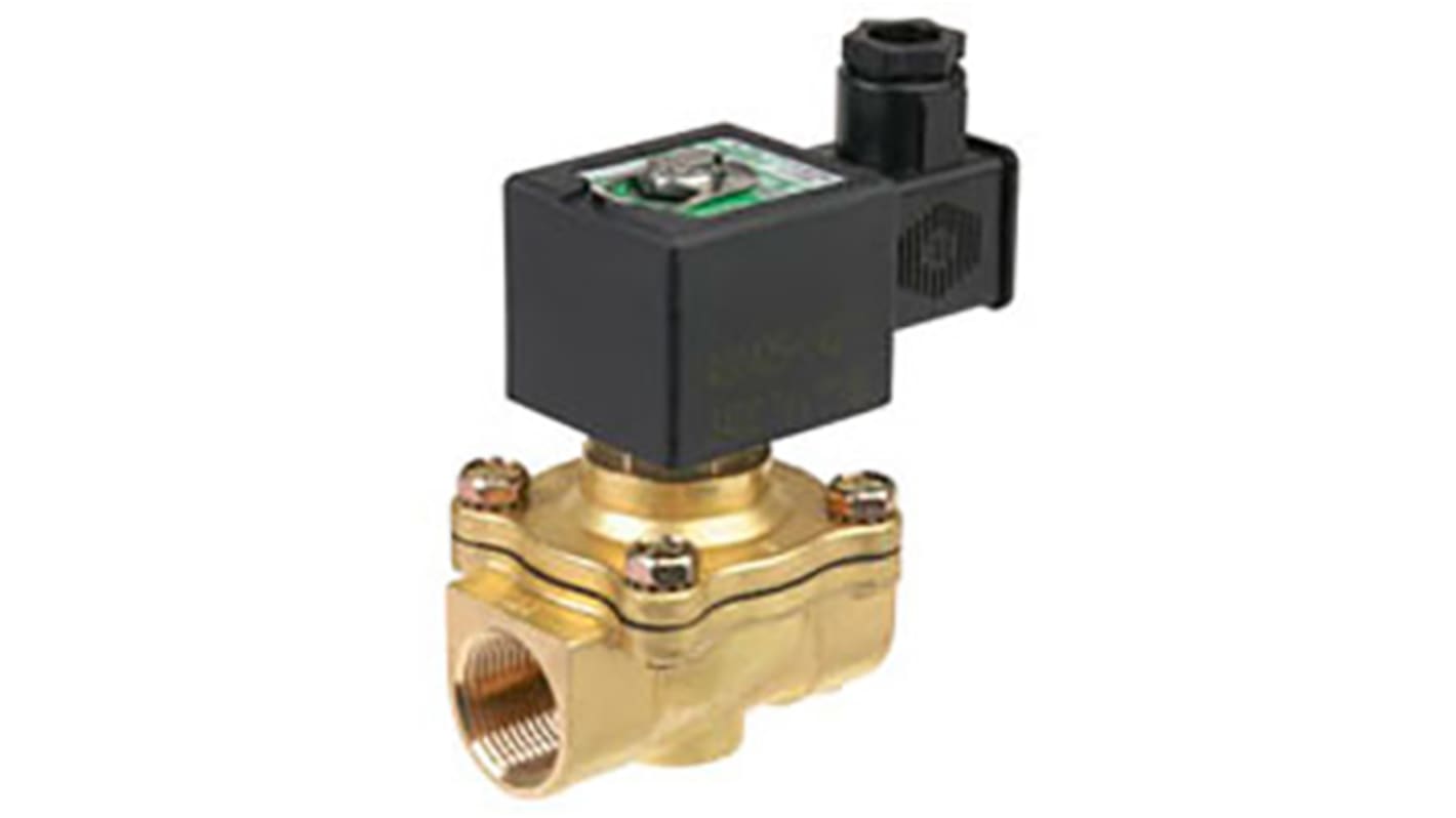 EMERSON ASCO Solenoid Valve E210C094SCA2, 2 port(s) , NC, 24 V ac, 1