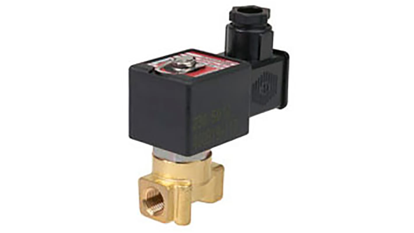 EMERSON – ASCO Solenoid Valve E262C090E7A2, 2 port(s) , NC, 24 V ac, 1/4in