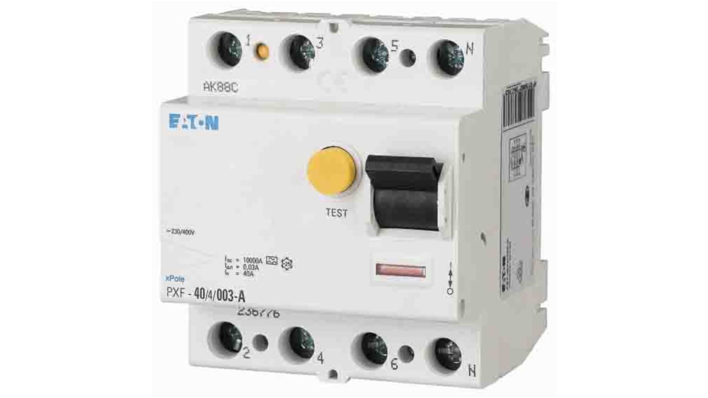 RCCB Eaton PXF-A, 3P+N, 100A, sensibilità 500mA, Tipo A