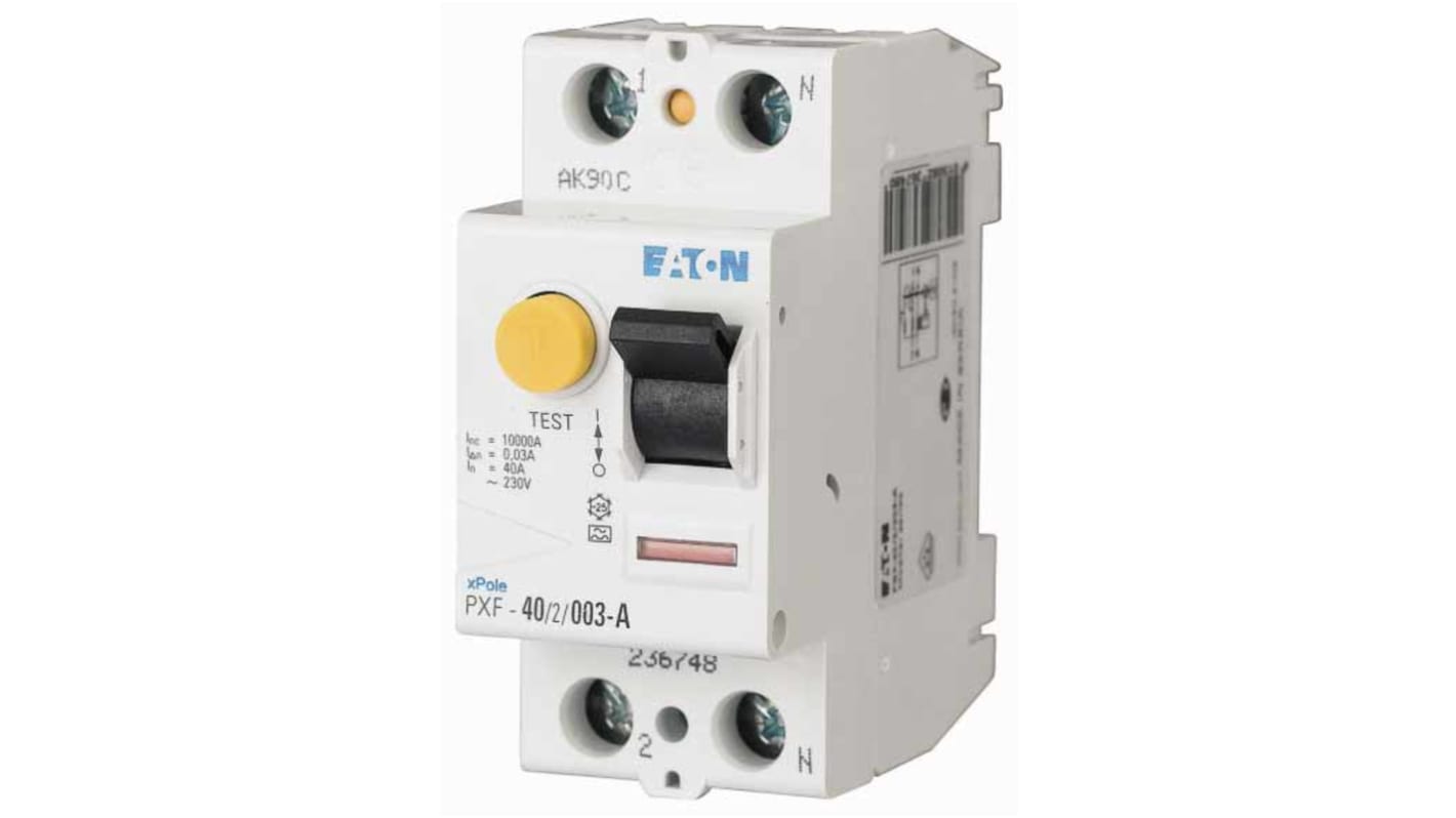 RCCB Eaton PXF-A, 1P+N, 16A, sensibilità 300mA, Tipo A