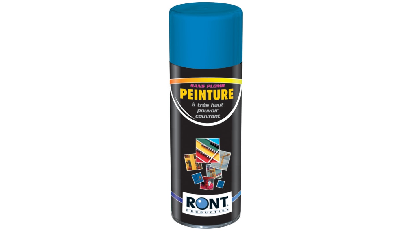 Peinture aérosol Ront Production, Bleu RAL 5017, 400ml