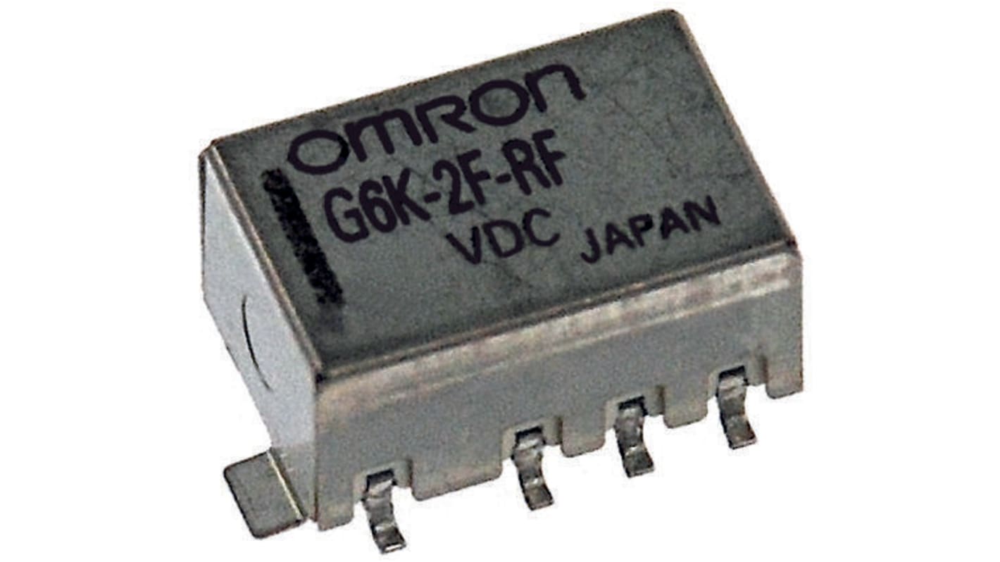 G6K2FRF 24DC Omron PCB Mount HF Relay, 24V dc Coil, 50Ω Impedance