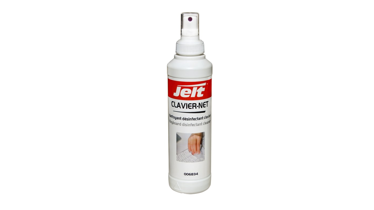 Jelt 250 ml Pumpespray Tastaturrenser for Tastaturer, printere, telefoner