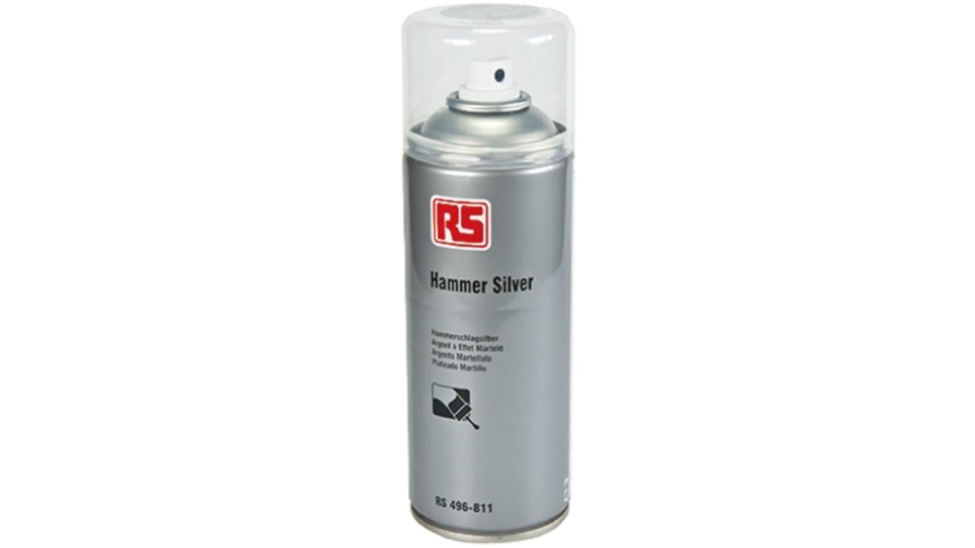 RS PRO 400ml Silver Hammered Spray Paint