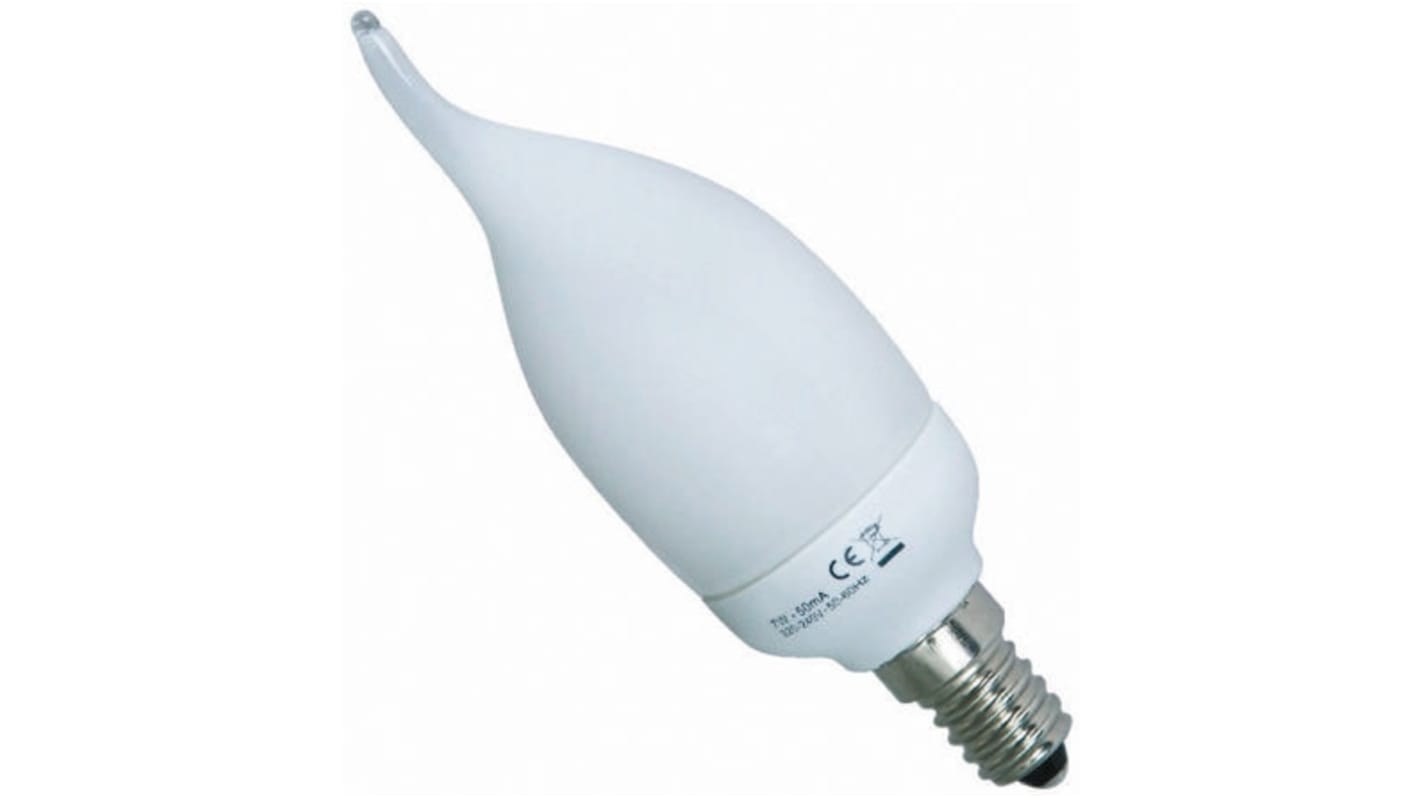 Orbitec Kerze Energiesparlampe, 9 W L. 131 mm, Sockel E14 4000K Ø 39mm